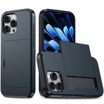 Custodia antiurto per telefono con slot per carte, For iPhone 16 Pro Max, For iPhone 16 Pro