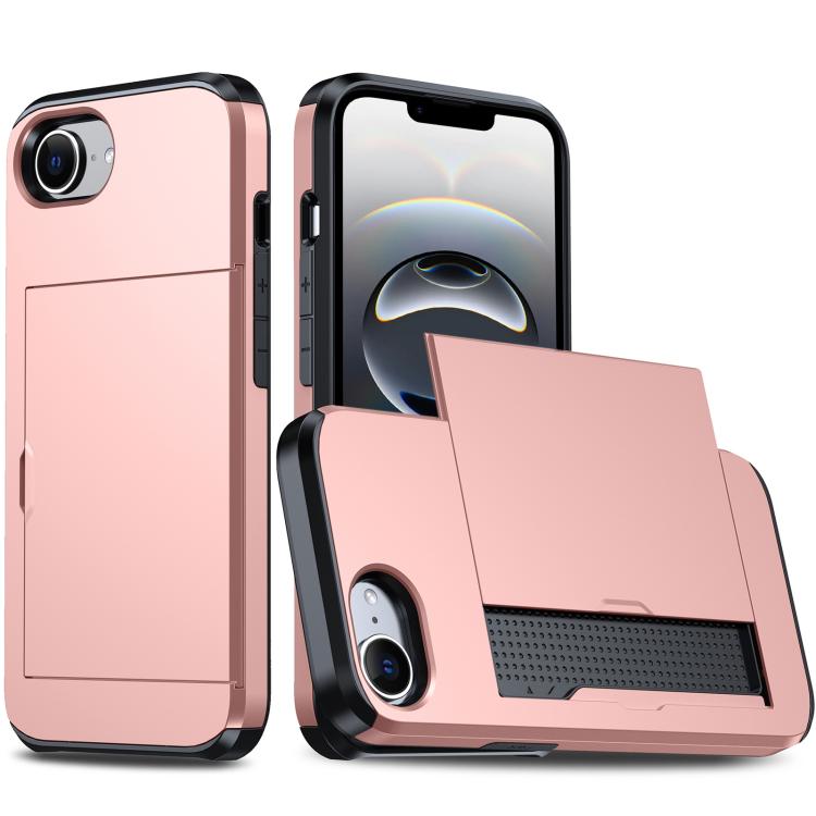 Custodia antiurto per telefono con slot per carte, For iPhone 18 Pro Max, For iPhone 17e / 16e