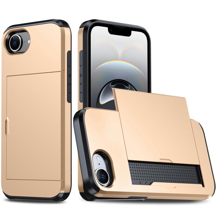 Custodia antiurto per telefono con slot per carte, For iPhone 18 Pro Max, For iPhone 17e / 16e