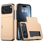 Custodia antiurto per telefono con slot per carte, For iPhone 17 Pro Max, For iPhone 17 Pro
