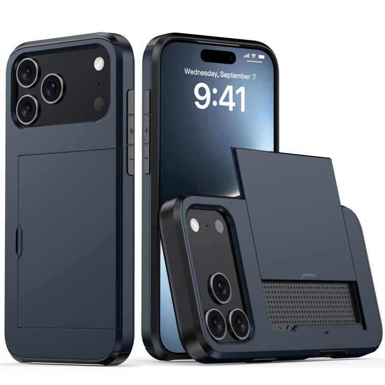 Custodia antiurto per telefono con slot per carte, For iPhone 17 Pro Max, For iPhone 17 Pro