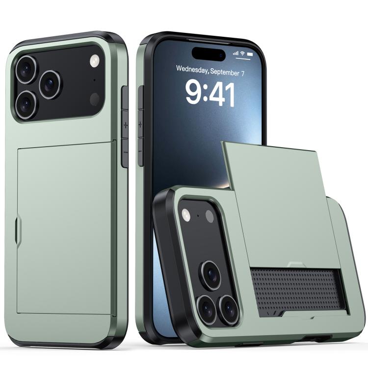 Custodia antiurto per telefono con slot per carte, For iPhone 17 Pro Max, For iPhone 17 Pro