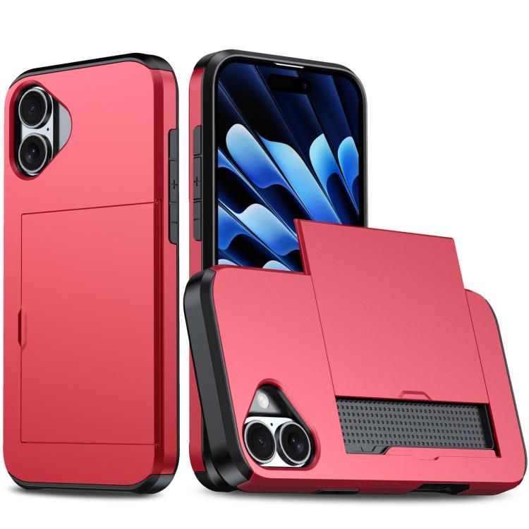 Custodia antiurto per telefono con slot per carte, For iPhone 18, For iPhone 18 Pro