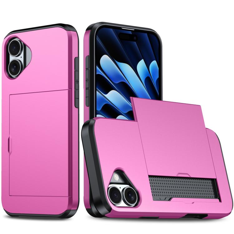 Custodia antiurto per telefono con slot per carte, For iPhone 18, For iPhone 18 Pro