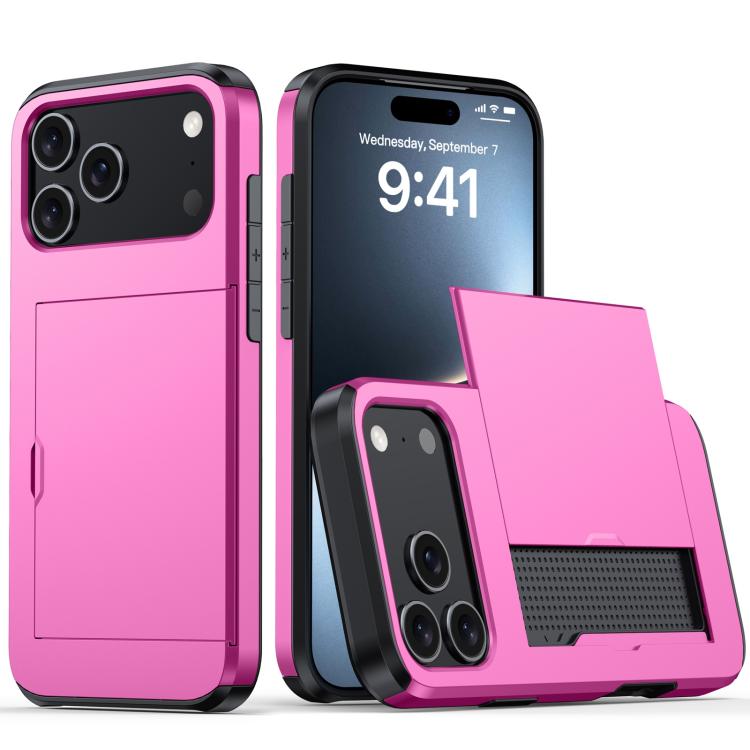 Custodia antiurto per telefono con slot per carte, For iPhone 18 Pro Max, For iPhone 17e / 16e