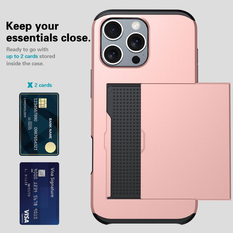 Custodia antiurto per telefono con slot per carte, For iPhone 18, For iPhone 18 Pro