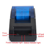 Stampante termica per ricevute USB Bluetooth 58 mm EU/US Plug