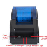 Stampante termica per ricevute USB+Bluetooth BT-58D da 58 mm, EU Plug, US Plug