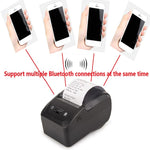 Stampante termica portatile Bluetooth USB-C 58mm EU Plug