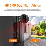 ESCAM C89 1080P 4,3 pollici Smart Digital Door Viewer, supporta PIR grandangolare e foto con visione notturna, C89 (Dark Grey), C89 (Silver)