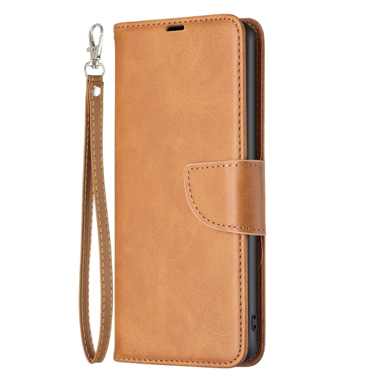 Custodia per telefono in pelle flip color puro con texture in pelle di agnello, For Samsung Galaxy S24 FE 5G