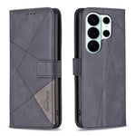 Custodia per telefono in pelle con texture a rombi e fibbia magnetica, For Galaxy S26 FE 5G, For Samsung Galaxy S26 Ultra 5G, For Samsung Galaxy S26 5G, For Samsung Galaxy S25 FE 5G