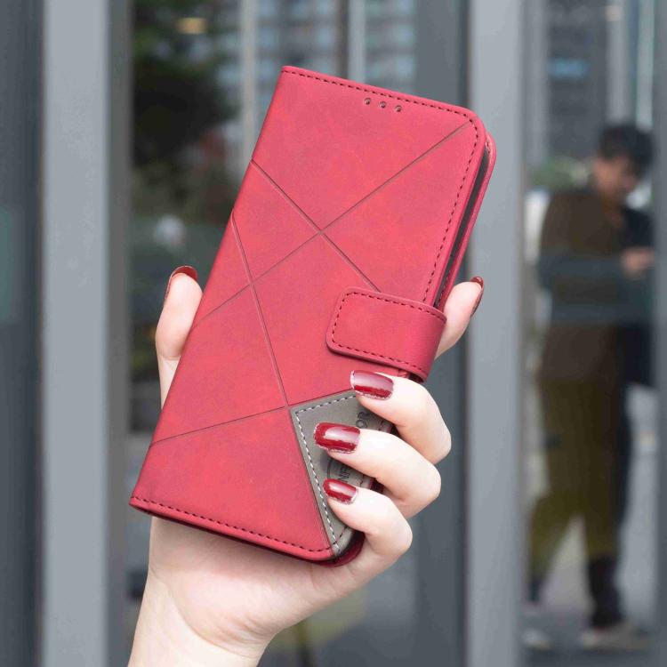 Custodia per telefono in pelle con texture a rombi e fibbia magnetica, For Galaxy S26 FE 5G, For Samsung Galaxy S26 Ultra 5G, For Samsung Galaxy S26 5G, For Samsung Galaxy S25 FE 5G