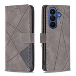Custodia per telefono in pelle con texture a rombi e fibbia magnetica, For Galaxy S26 FE 5G, For Samsung Galaxy S26 Ultra 5G, For Samsung Galaxy S26 5G, For Samsung Galaxy S25 FE 5G