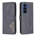 Custodia per telefono in pelle con texture a rombi e fibbia magnetica, For Galaxy S26 FE 5G, For Samsung Galaxy S26 Ultra 5G, For Samsung Galaxy S26 5G, For Samsung Galaxy S25 FE 5G