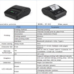 Stampante termica portatile BT-802 USB-C Bluetooth 80mm