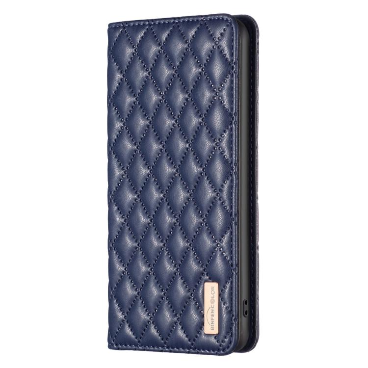 Custodia per telefono con flip magnetico in pelle a reticolo diamantato, For Galaxy S26 FE 5G, For Samsung Galaxy S25 5G, For Samsung Galaxy S25+ 5G, For Samsung Galaxy S25 Ultra 5G