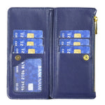 Custodia per telefono in pelle con cerniera a reticolo diamantato, For Samsung Galaxy S24 FE 5G