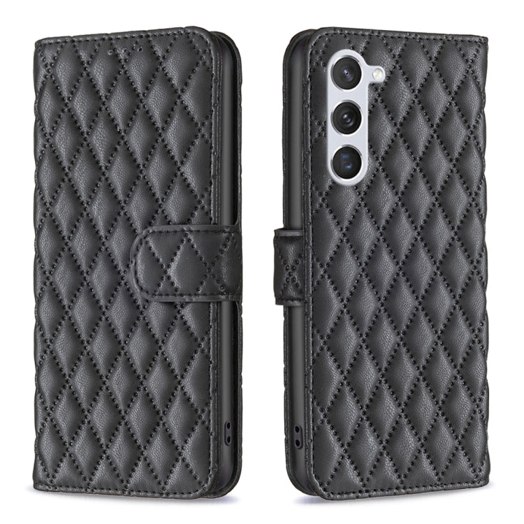 Custodia per telefono in pelle con portafoglio a reticolo diamantato, For Samsung Galaxy S25 5G, For Samsung Galaxy S25+ 5G, For Samsung Galaxy S25 Ultra 5G, For Samsung Galaxy S24 FE 5G