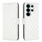 Custodia per telefono in pelle con portafoglio a reticolo diamantato, For Galaxy S26 FE 5G, For Samsung Galaxy S26+ 5G, For Samsung Galaxy S26 Ultra 5G, For Samsung Galaxy S26 5G