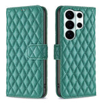 Custodia per telefono in pelle con portafoglio a reticolo diamantato, For Galaxy S26 FE 5G, For Samsung Galaxy S26+ 5G, For Samsung Galaxy S26 Ultra 5G, For Samsung Galaxy S26 5G