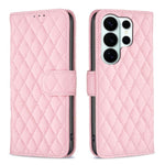 Custodia per telefono in pelle con portafoglio a reticolo diamantato, For Galaxy S26 FE 5G, For Samsung Galaxy S26+ 5G, For Samsung Galaxy S26 Ultra 5G, For Samsung Galaxy S26 5G