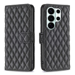 Custodia per telefono in pelle con portafoglio a reticolo diamantato, For Galaxy S26 FE 5G, For Samsung Galaxy S26+ 5G, For Samsung Galaxy S26 Ultra 5G, For Samsung Galaxy S26 5G