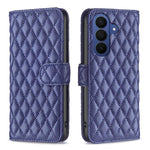 Custodia per telefono in pelle con portafoglio a reticolo diamantato, For Galaxy S26 FE 5G, For Samsung Galaxy S26+ 5G, For Samsung Galaxy S26 Ultra 5G, For Samsung Galaxy S26 5G