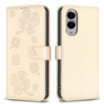 Custodia per telefono in pelle goffrata a quattro foglie, For Galaxy S26 FE 5G, For Samsung Galaxy S25 Edge 5G, For Samsung Galaxy S25 Ultra 5G, For Samsung Galaxy S24 FE 5G