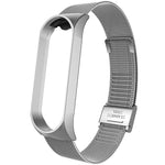 Per cinturino di ricambio in metallo milanese Xiaomi Mi Band 4/3, Silver, Black, Rose Gold, Rose Pink, Black Red, Black Green, Pink, Colorful, Green, Pearlescent Blue, Blue, Purple, Red