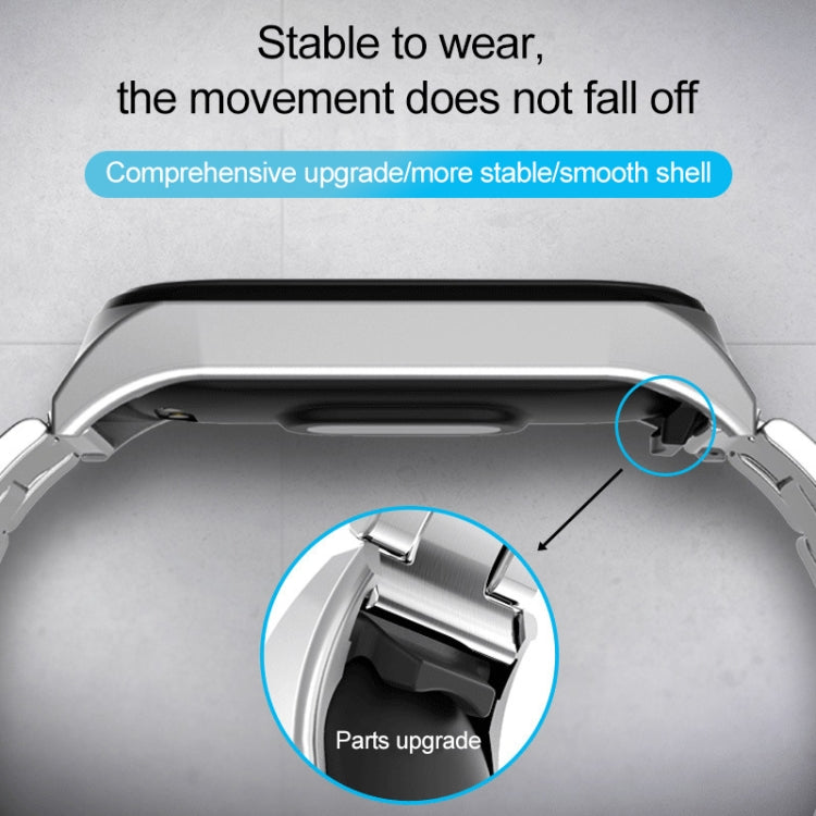 Per cinturino di ricambio in metallo milanese Xiaomi Mi Band 4/3, Silver, Black, Rose Gold, Rose Pink, Black Red, Black Green, Pink, Colorful, Green, Pearlescent Blue, Blue, Purple, Red