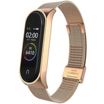 Per cinturino di ricambio in metallo milanese Xiaomi Mi Band 4/3, Silver, Black, Rose Gold, Rose Pink, Black Red, Black Green, Pink, Colorful, Green, Pearlescent Blue, Blue, Purple, Red