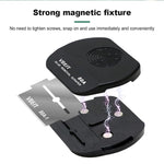 BEST VBST-80A 8 in 1 Multi-Purpose Stainless Steel Double-Sided Magnetic Glue Remover Scraper Set