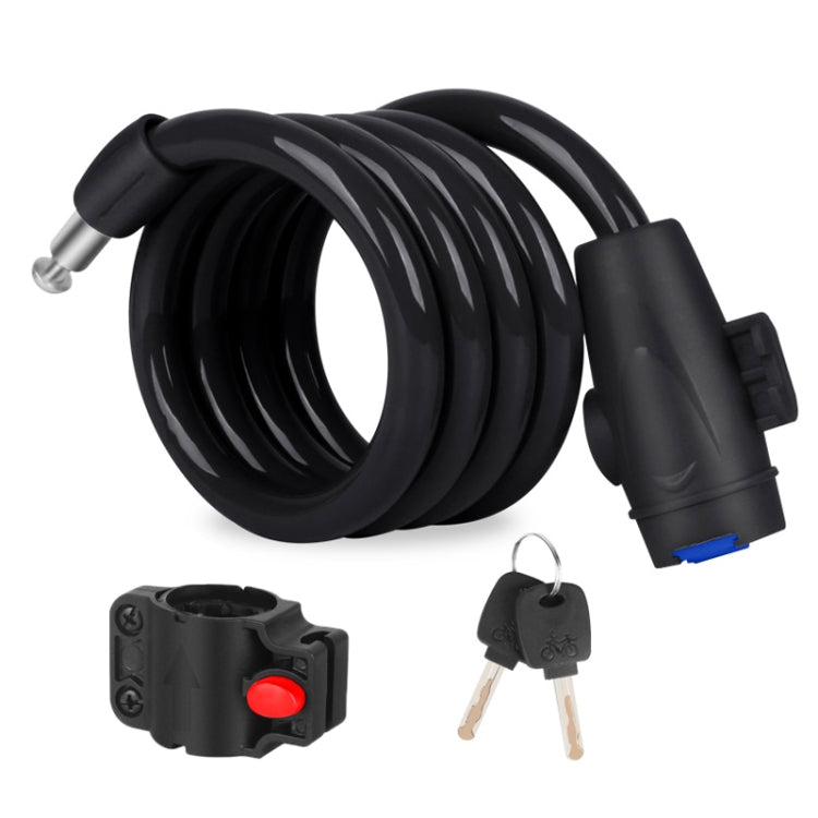 Lucchetto antifurto portatile per bicicletta Lucchetto per cavo in acciaio con telaio di blocco, A Style 100cm Black, A Style 120cm Black, B Style 100cm Black, B Style 120cm Black, B Style 150cm Black