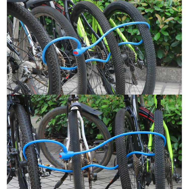 Lucchetto antifurto portatile per bicicletta Lucchetto per cavo in acciaio con telaio di blocco, A Style 100cm Black, A Style 120cm Black, B Style 100cm Black, B Style 120cm Black, B Style 150cm Black