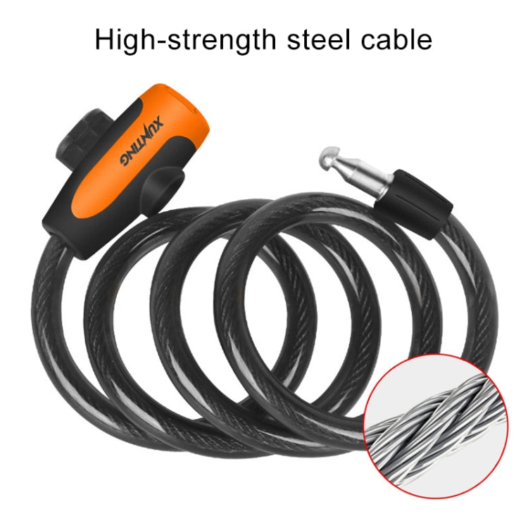 Lucchetto antifurto portatile per bicicletta Lucchetto per cavo in acciaio con telaio di blocco, A Style 100cm Black, A Style 120cm Black, B Style 100cm Black, B Style 120cm Black, B Style 150cm Black