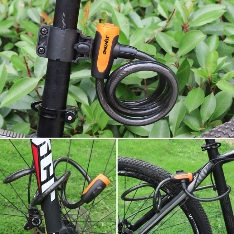 Lucchetto antifurto portatile per bicicletta Lucchetto per cavo in acciaio con telaio di blocco, A Style 100cm Black, A Style 120cm Black, B Style 100cm Black, B Style 120cm Black, B Style 150cm Black