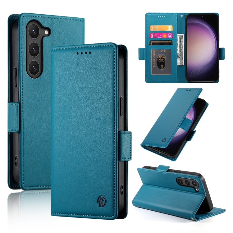 Custodia per telefono in pelle smerigliata magnetica con fibbia laterale, For Samsung Galaxy S23+ 5G, For Samsung Galaxy S23 5G, For Samsung Galaxy S21 FE 5G