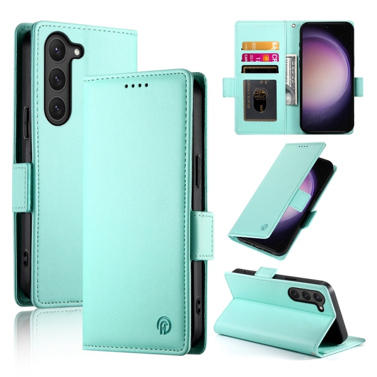 Custodia per telefono in pelle smerigliata magnetica con fibbia laterale, For Samsung Galaxy S23+ 5G, For Samsung Galaxy S23 5G, For Samsung Galaxy S21 FE 5G