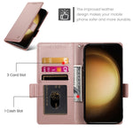 Custodia per telefono in pelle smerigliata magnetica con fibbia laterale, For Samsung Galaxy S23+ 5G, For Samsung Galaxy S23 5G, For Samsung Galaxy S21 FE 5G