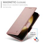 Custodia per telefono in pelle smerigliata magnetica con fibbia laterale, For Samsung Galaxy S23+ 5G, For Samsung Galaxy S23 5G, For Samsung Galaxy S21 FE 5G
