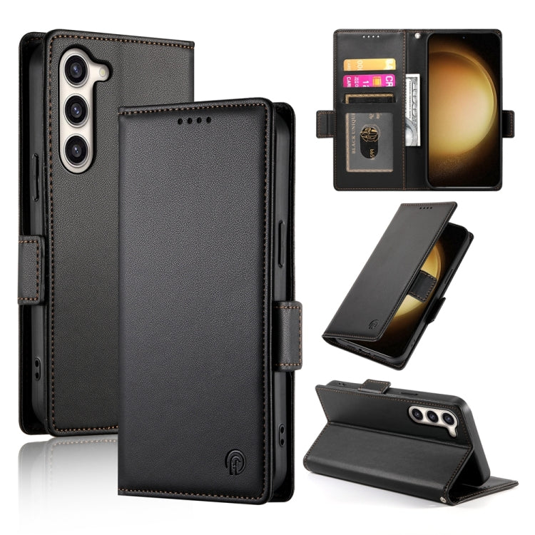 Custodia per telefono in pelle smerigliata magnetica con fibbia laterale, For Samsung Galaxy S23+ 5G, For Samsung Galaxy S23 5G, For Samsung Galaxy S21 FE 5G