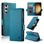 Custodia per telefono in pelle smerigliata magnetica con fibbia laterale, For Samsung Galaxy S23+ 5G, For Samsung Galaxy S23 5G, For Samsung Galaxy S21 FE 5G