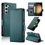 Custodia per telefono in pelle smerigliata magnetica con fibbia laterale, For Samsung Galaxy S23+ 5G, For Samsung Galaxy S23 5G, For Samsung Galaxy S21 FE 5G