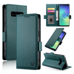 Custodia per telefono in pelle smerigliata magnetica con fibbia laterale, For Samsung Galaxy S10+, For Samsung Galaxy S10