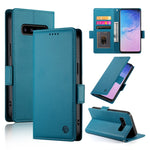 Custodia per telefono in pelle smerigliata magnetica con fibbia laterale, For Samsung Galaxy S10+, For Samsung Galaxy S10
