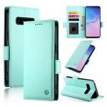 Custodia per telefono in pelle smerigliata magnetica con fibbia laterale, For Samsung Galaxy S10+, For Samsung Galaxy S10