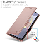 Custodia per telefono in pelle smerigliata magnetica con fibbia laterale, For Samsung Galaxy S25 Edge 5G, For Samsung Galaxy S25 5G, For Samsung Galaxy S25+ 5G