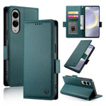 Custodia per telefono in pelle smerigliata magnetica con fibbia laterale, For Samsung Galaxy S25 Edge 5G, For Samsung Galaxy S25 5G, For Samsung Galaxy S25+ 5G