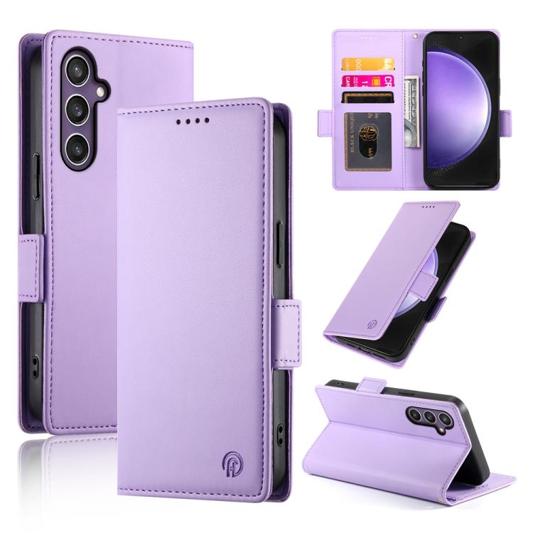 Custodia per telefono in pelle smerigliata magnetica con fibbia laterale, For Samsung Galaxy S26 Ultra 5G, For Samsung Galaxy S26 5G, For Samsung Galaxy S25 FE 5G